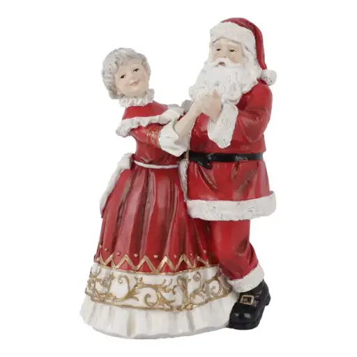 25cm Mr. and Mrs. Claus dancing  1/6