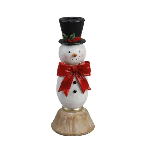 22cm Snowman candle holder  1/16