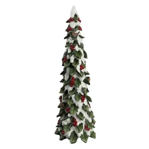 50cm Tree w/snow and berries  1/4