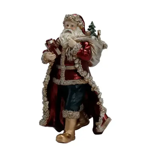 36cm Red Santa in coat  1/2