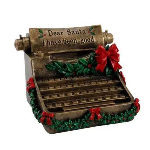 10cm Christmas typewriter  1/12
