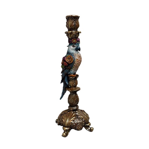 42cm Brown parrot candle holder  1/4
